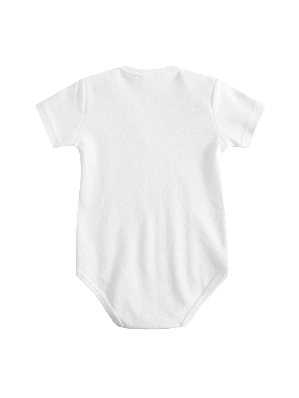 Baby Donkey Graphic Bodysuit with Short Sleeves and Funny I'm So Cute Lettering for Everyday Outfits