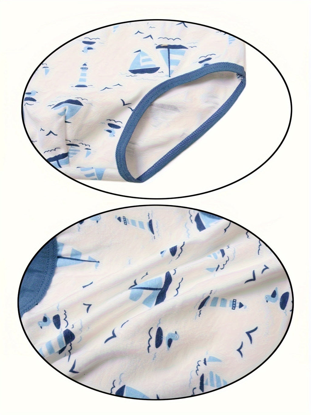 Boys' Animal Print Briefs Eight Pack with Crocodiles and Sea Themed Designs for Daily Underwear Changes