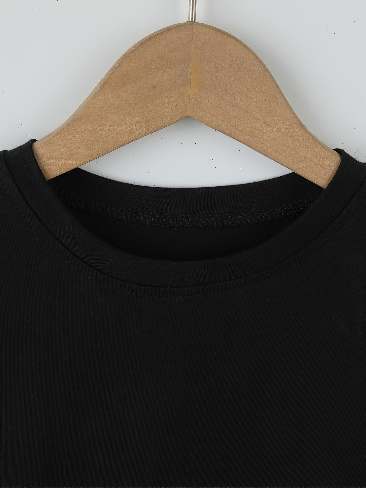 Boys' Don't Make Me Call My Uncle T-Shirt in Black with Bold White Lettering and a Relaxed Crew Neck Fit