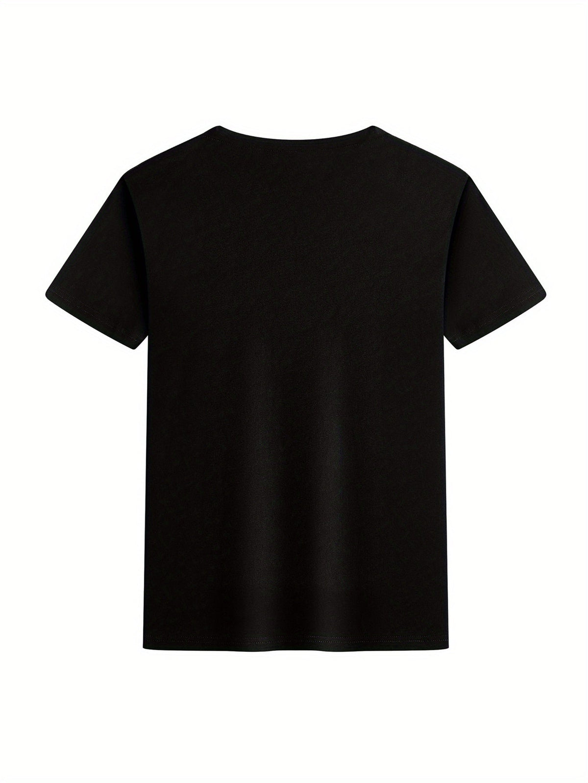 Boys' Grandma and Grandson Dinosaur T-Shirt in Black with Short Sleeves for a Playful Family-Themed Outfit