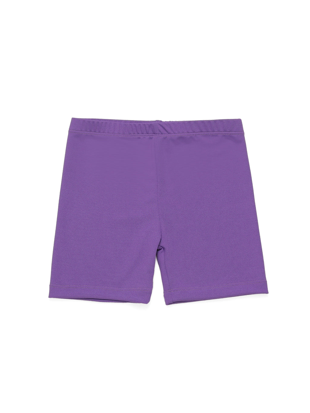 Girls' Solid Color Stretch Shorts Twelve Pack with Elastic Waists for Dance Practice and Everyday Play