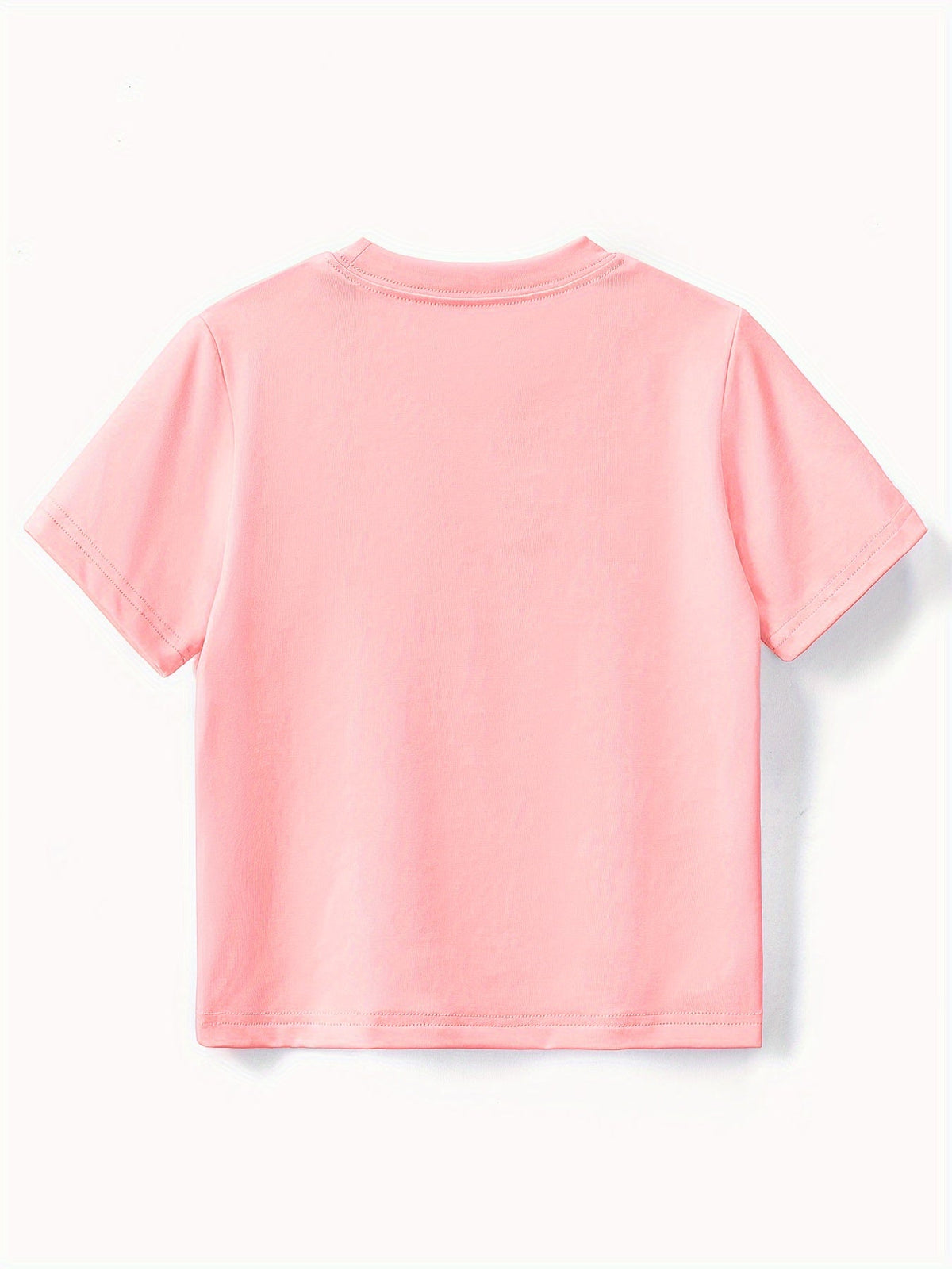 Girls' Highland Cow Cotton T-Shirt in Pink with a Funny Attitude Quote for Casual Everyday Outfits