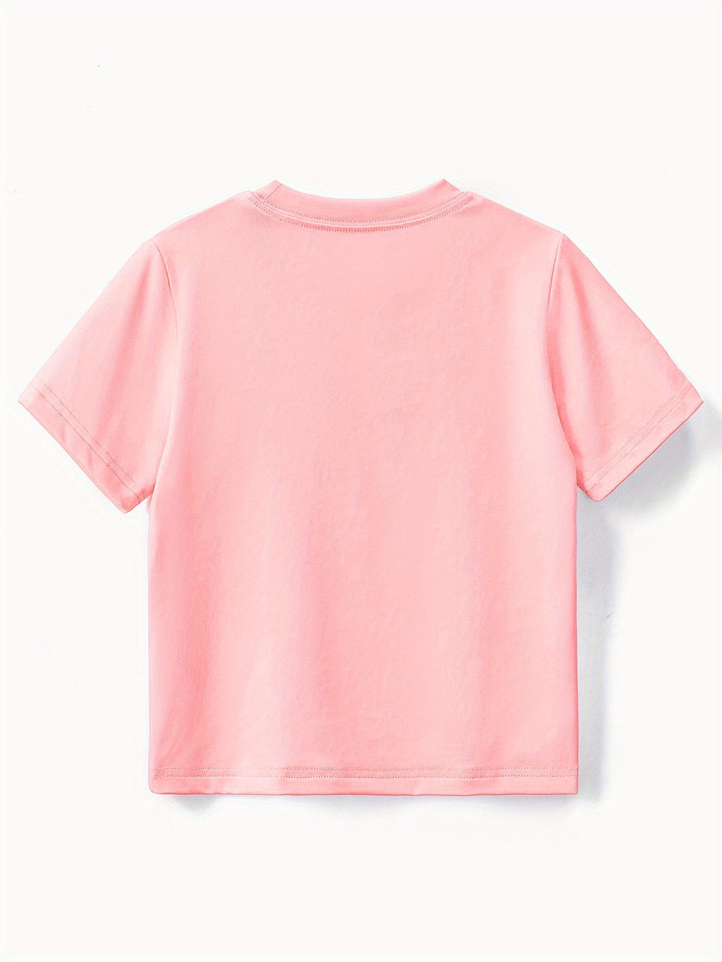 Girls' Highland Cow Cotton T-Shirt in Pink with a Funny Attitude Quote for Casual Everyday Outfits