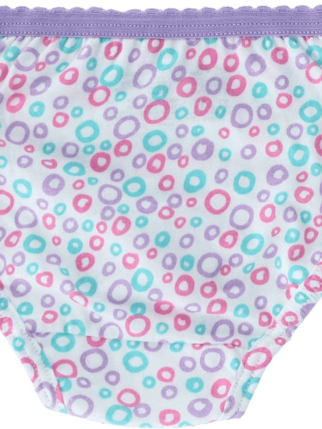 Toddler Girls' Cotton Briefs 10-Pack in Assorted Prints and Colors with Soft Waistbands for Daily Changes