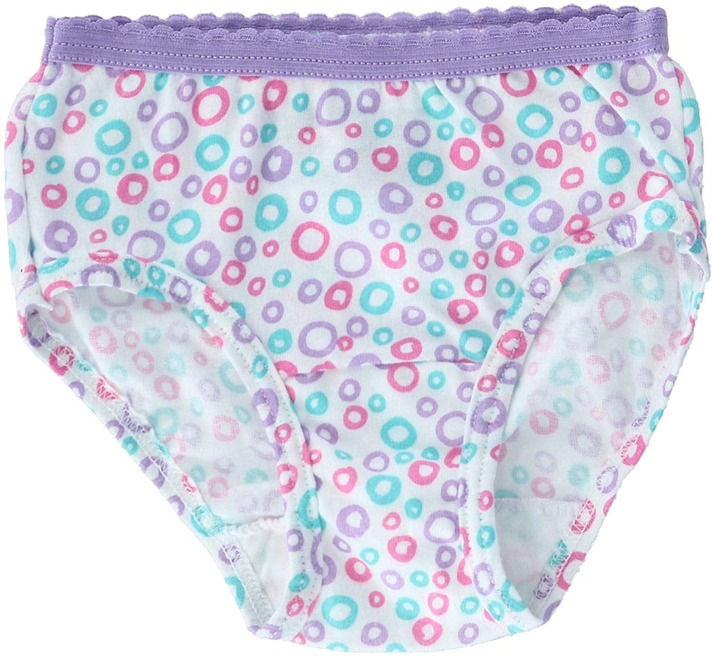 Toddler Girls' Cotton Briefs 10-Pack in Assorted Prints and Colors with Soft Waistbands for Daily Changes