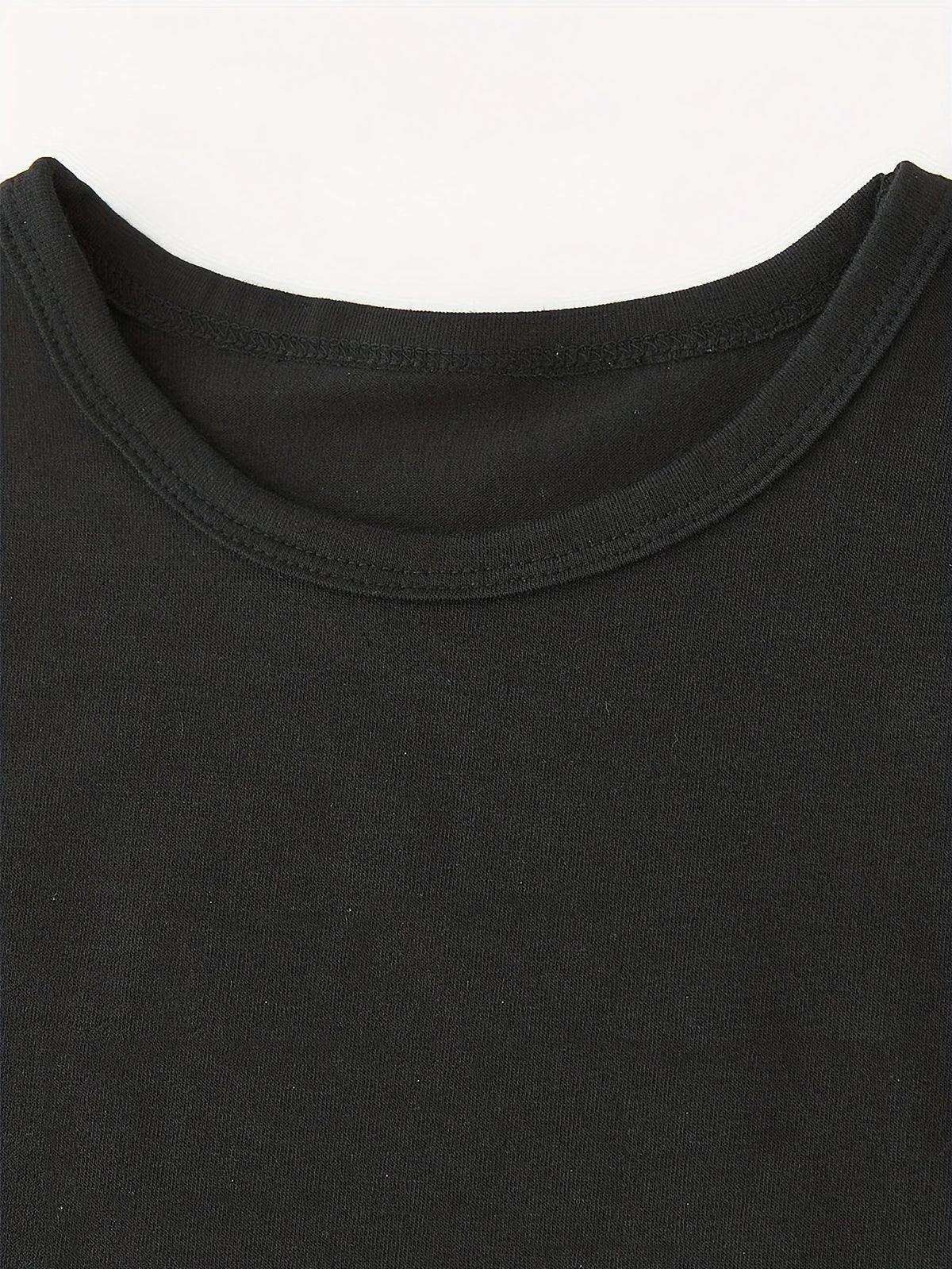 Girls' Threenager Floral Graphic T-Shirt in Black with Pink Lettering for Playful Everyday Outfits