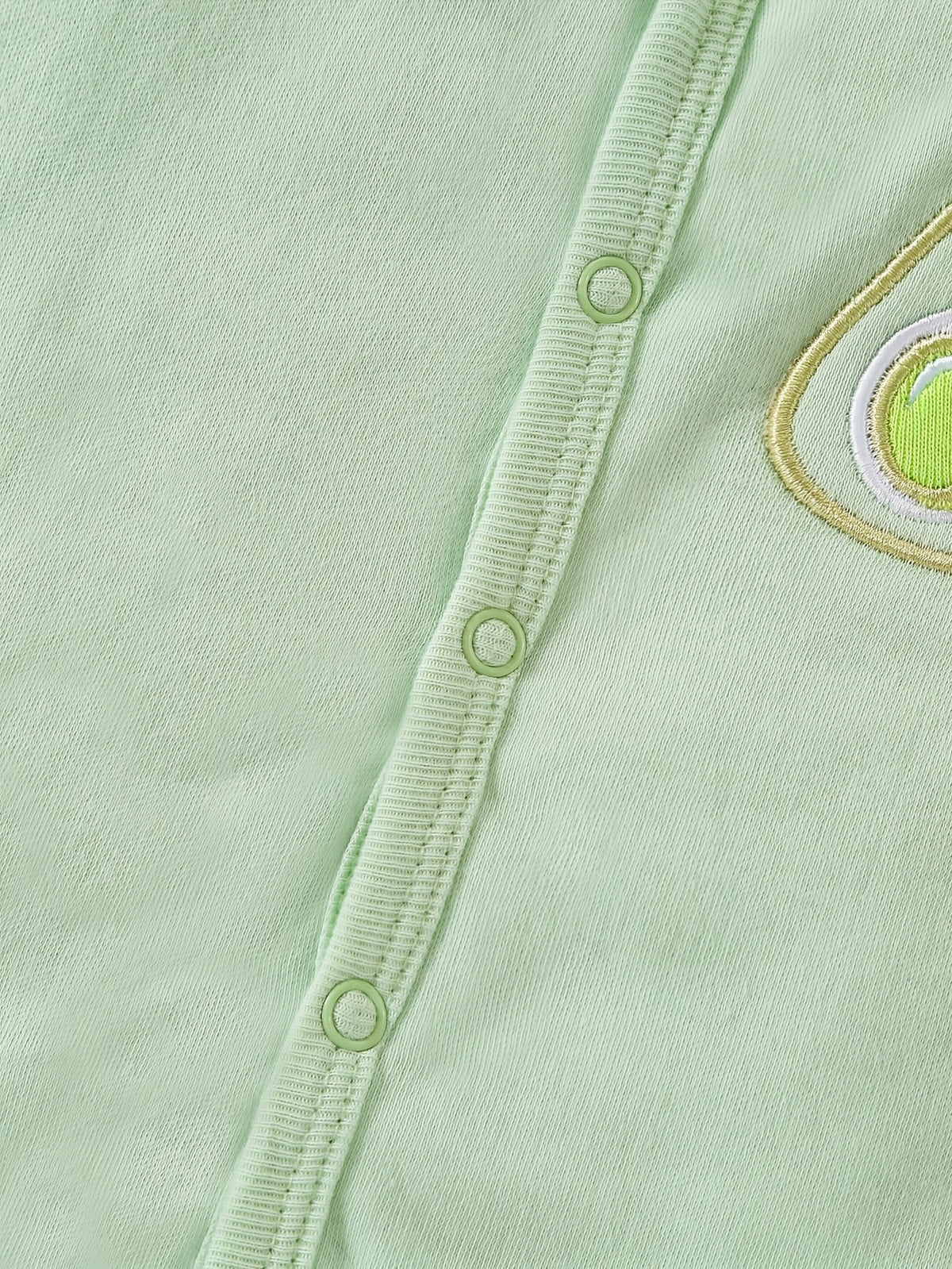 Baby Outfit Set in Green and White with Avocado Prints and Eight Coordinated Pieces for Daily Changes